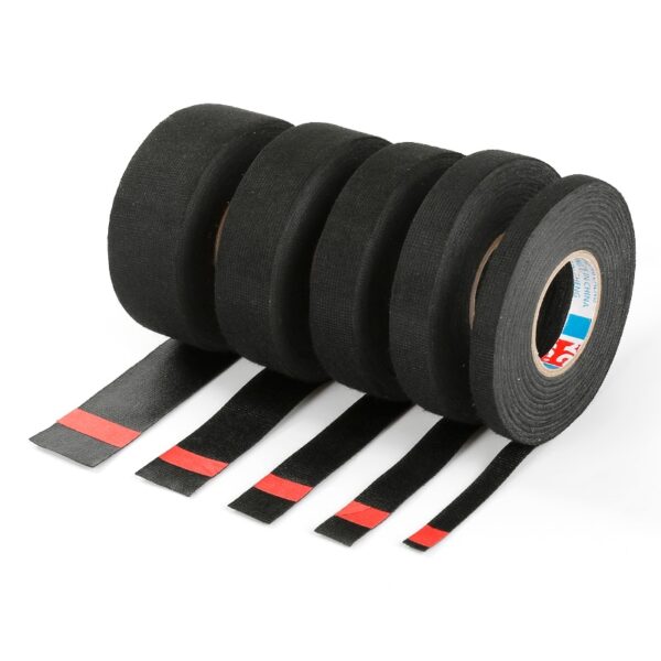 15 Meter Heat Resistant Flame Retardant Tape Adhesive Cloth Electrical Heat Tape For Car Cable Harness Wiring Loom Protection - Image 4