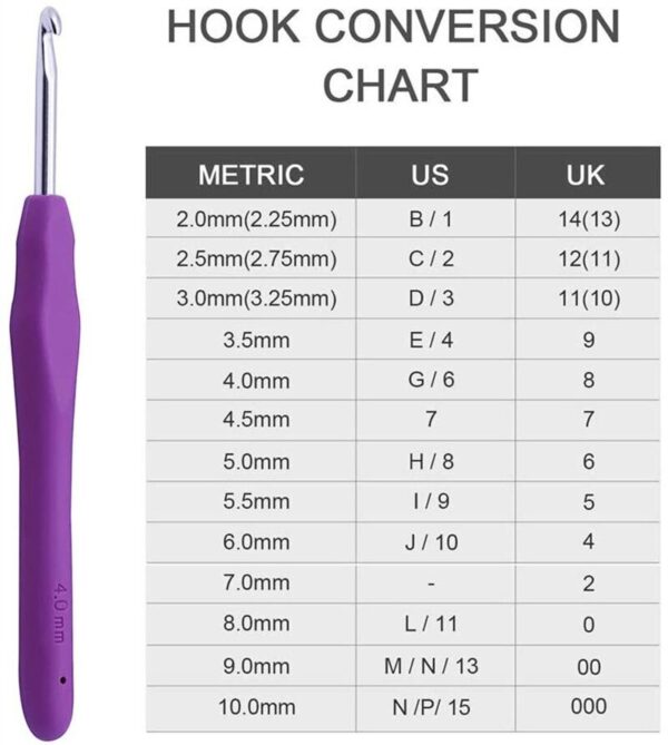 38pcs/set Crochet Hooks Set Crochet LargeEye Blunt Yarn Weave Knitting Needles Kit Needle Set Weave Craft Tools With Bag - Image 4