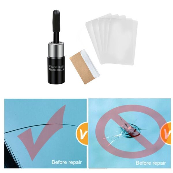 Automotive Glass Nano Repair Fluid New Upgrade Car Window Glass Crack Chip Repair Tool Kit Crack nano-repair fluid Car Universal - Image 6