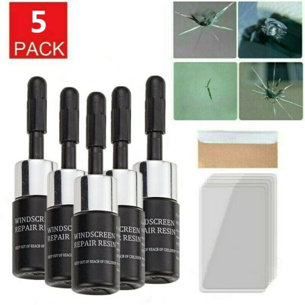 Automotive Glass Nano Repair Glue Fluid Car Windshield Repair Resin Cracked Glass Repair Kit Glass Corrector Car Crack Repairing