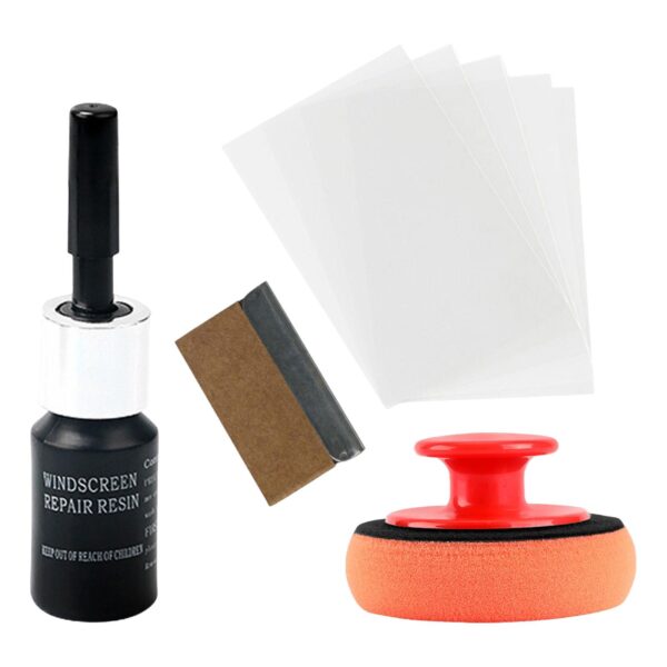 Car Windshield Crack Repair Kit Nano Fluid Filler for Star Shaped Crack Scratch Remover Automotive Glass Nano Repair Fluids