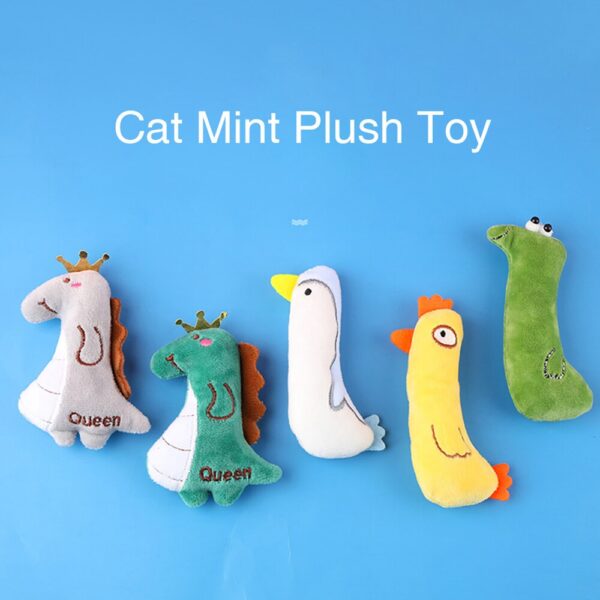 Catnip Pets Toy Cats Supplies for Cute Cat Toys Puppy Kitten Teeth Grinding Cat Plush Thumb Pillow Protect Mouth Pet Accessories - Image 2