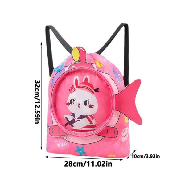 Children Waterproof Swimming Bag Wet and Dry Separation Kids Backpack Lightweight Cute Kid Beach Sports Storage Backpack 2 Sizes - Image 6
