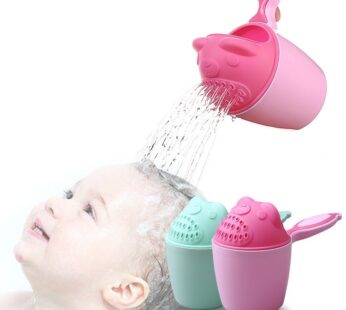 Cute Cartoon Baby Bath Caps Toddle Shampoo Cup Children Bathing Bailer Baby Shower Spoons Child Washing Hair Cup Kids Bath Tool