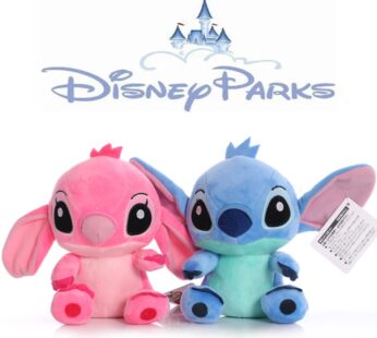 Disney Cartoon Blue Pink Stitch Plush Dolls Anime Toys Lilo and Stitch 20CM Stich Plush Stuffed Toys Christmas Gifts for Kids