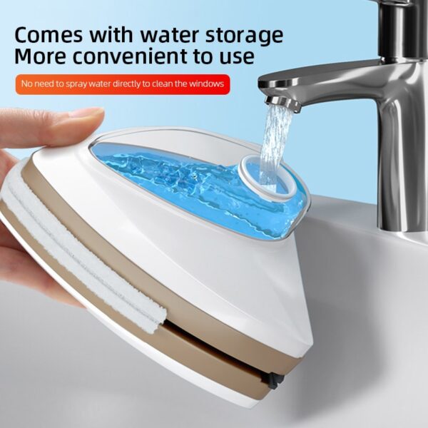 Double Sided Magnetic Glass Window Cleaner Household Cleaning Tool Automatic Drainage Wiper Glass Window Cleaner - Image 2