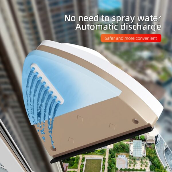 Double Sided Magnetic Glass Window Cleaner Household Cleaning Tool Automatic Drainage Wiper Glass Window Cleaner - Image 3