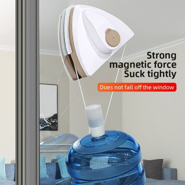 Double Sided Magnetic Glass Window Cleaner Household Cleaning Tool Automatic Drainage Wiper Glass Window Cleaner - Image 5