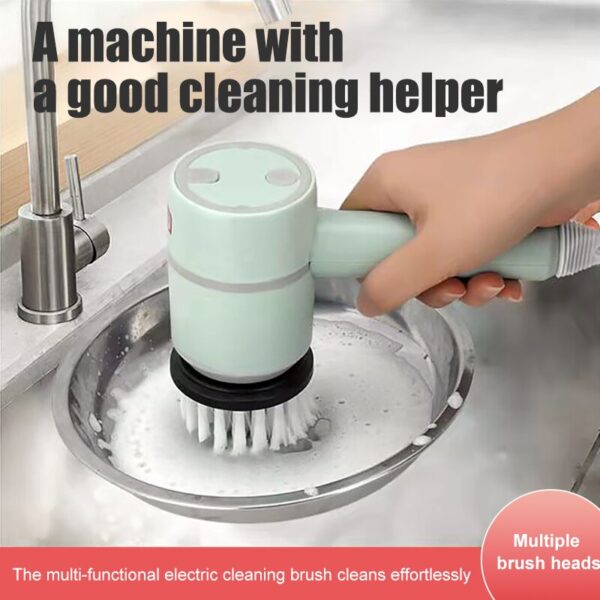 Electric Cleaning Brush Multi-functional Home USB Rechargeable Electric Rotary Scrubber Household Appliances Cleaning Gadget - Image 6