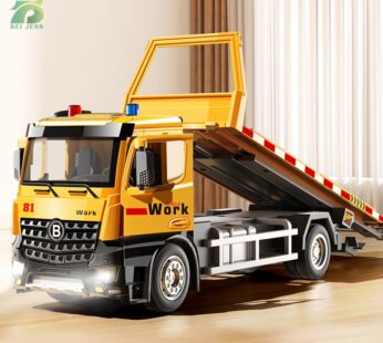 Engineering Vehicle Car Alloy Front Diecast For Boy Simulation Trailer Toy With Light Vocalize Rescue Truck Children’s Toy