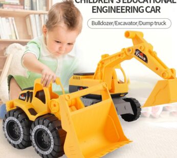 Excavator Dump Truck Model Toy Engineering Vehicle Set .Construction Fleet Toddler Early Education Construction Vehicles Toys