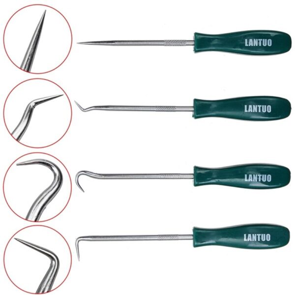 Hand Tool Set 135mm Car Auto Vehicle Oil Seal Screwdrivers Set O-Ring Seal Gasket Puller Remover Pick Hooks Repair Tool for home - Image 3