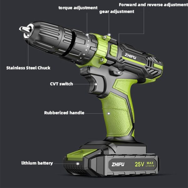 Home Improvement and Tools Set Drill Professional Home Hand Tool Box Electrician Complete Combination Tool Kit Power Full Set - Image 3