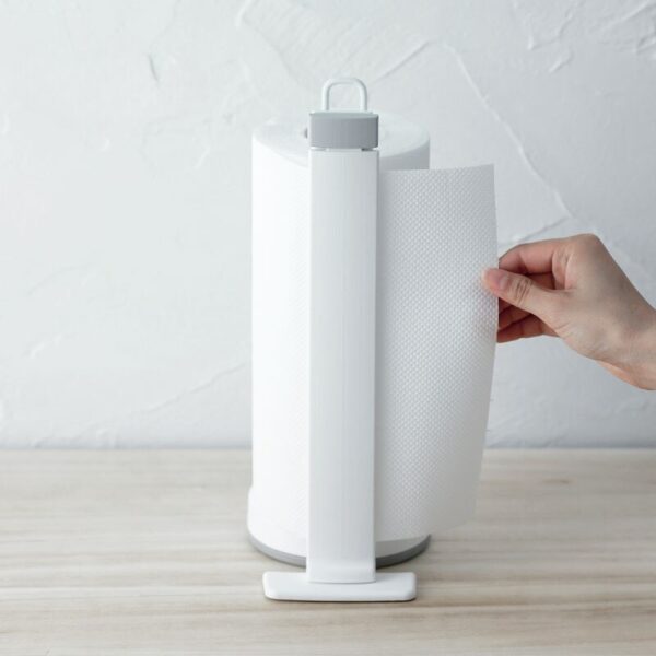 Kitchen Roll Paper Holder Vertical Home Kitchen Countertop Roll Dispenser Living Room Table Decor Napkins Rack Stand - Image 3