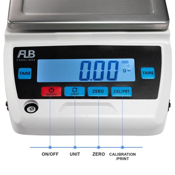 Lab Scale .01g Precision Electronic Balance Industrial Shipping Weighing Counting Scale Scientific Scale Jewelry Scale Rang2-5kg - Image 4