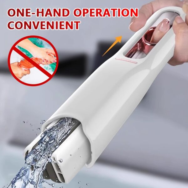 Mini Mop Powerful Squeeze Mini Mop Folding Home Cleaning Mops with Self-squeezing Floor Washing Mops Desk Window Car Clean Tools - Image 2