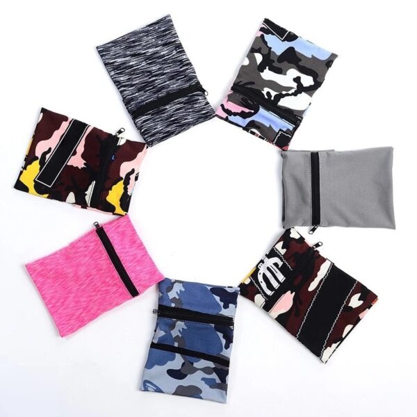 Mini Multifunctional Band Zipper Ankle Wrap Sport Wrist Strap Wallet Storage Bag Case Badminton Basketball Wristband Sweatband - Image 6