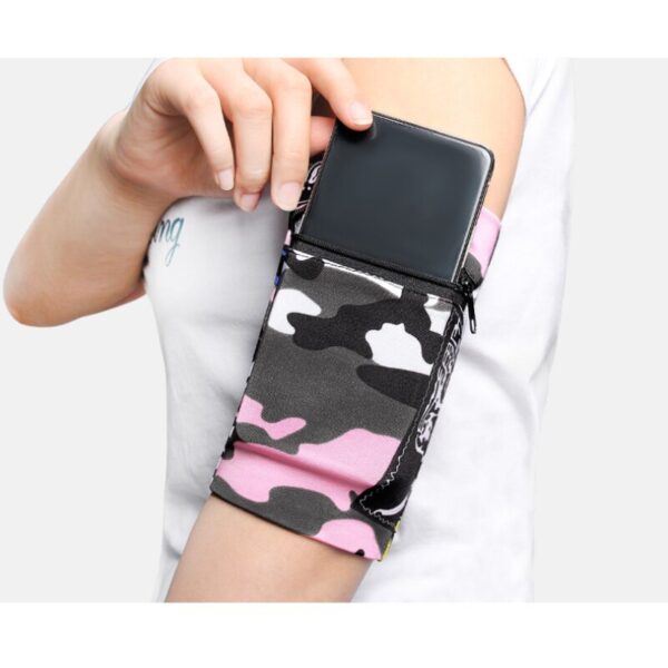 Mini Multifunctional Band Zipper Ankle Wrap Sport Wrist Strap Wallet Storage Bag Case Badminton Basketball Wristband Sweatband