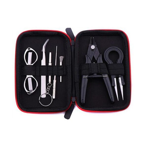 Mini Vape DIY Tool Bag Tweezers Pliers Wire Heaters Kit Coil Jig Winding For Packing Electronic Cigarette Accessories - Image 2