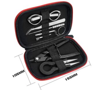 Mini Vape DIY Tool Bag Tweezers Pliers Wire Heaters Kit Coil Jig Winding For Packing Electronic Cigarette Accessories