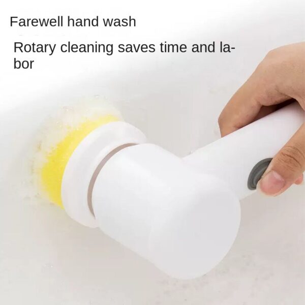 Multi-functional Electric Cleaning Brush for Kitchen and Bathroom - Wireless Handheld Power Scrubber for Dishes, Pots, and Pans - Image 3
