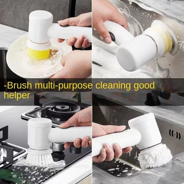 Multi-functional Electric Cleaning Brush for Kitchen and Bathroom - Wireless Handheld Power Scrubber for Dishes, Pots, and Pans - Image 6