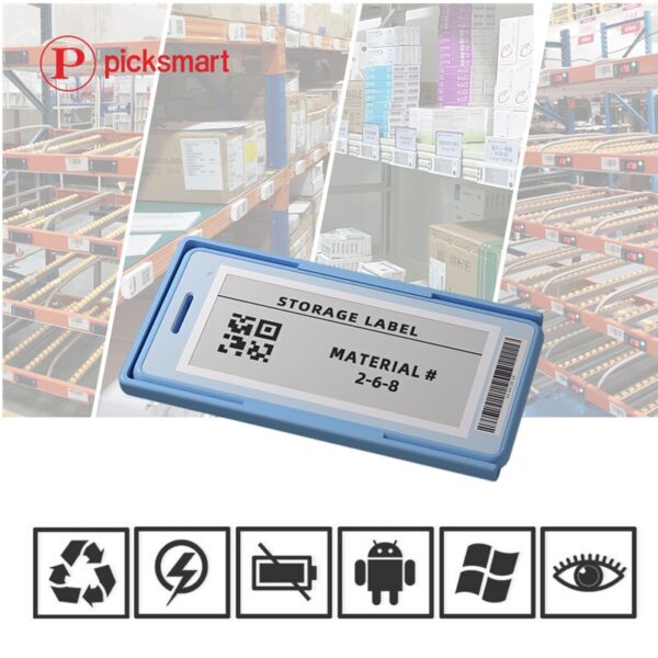 Picksmart NFC ESL 2.9 Batteryless Smart Card Esl Electronic Shelf Label Digital E-ink Display Price Tag Demo Kit - Image 3