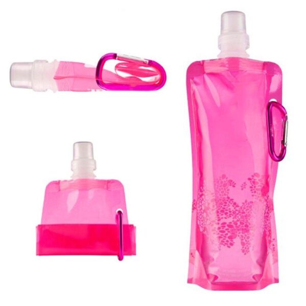 Portable Ultralight Foldable Silicone Folding Water Bottle Water Bag Outdoor Sport Supplies Hiking Camping Soft Flask Water Bag - Image 5