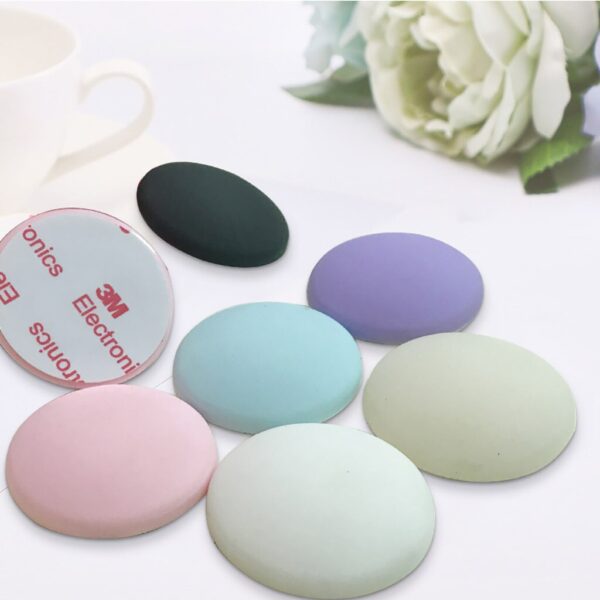 Self Adhesive Rubber Home Door Doorknob Back Wall Protector Crash Pad Handle Bumper Guard Stopper Home Improvement Products - Image 2
