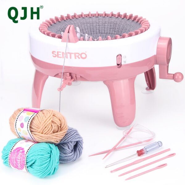 Sentro Knitting Machine Craft Project 40 Needle Hand Knitting Machine Kit for Knitting Craft Such as Scarves/Hats/Sweaters/Glove