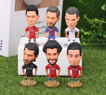 Soccer Star Figure Mini Football Player Car Ornaments Collection Doll Star Sports Action Figures Souvenirs Toys Fans Gifts