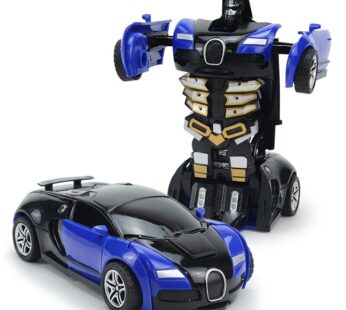 Transform CarRobot Model Car.Automatic Deformation Push and Go Car Vehicle Toy Race Car.Toys Easter Gifts for Boys