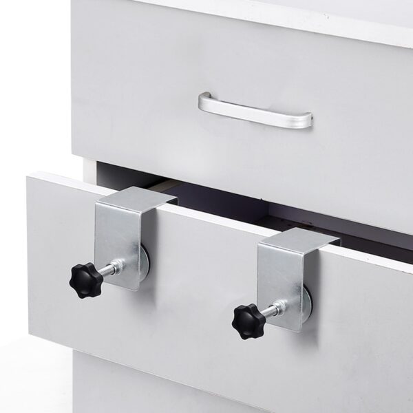 Woodworking Jig Cabinet Tool Home Furniture Accessories Steel Drawer Front Installation Clamps Drawer Panel Clips Tools